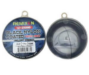 Remixon 30 Lbs (13 kg) Siyah Çelik Tel 10 Metre