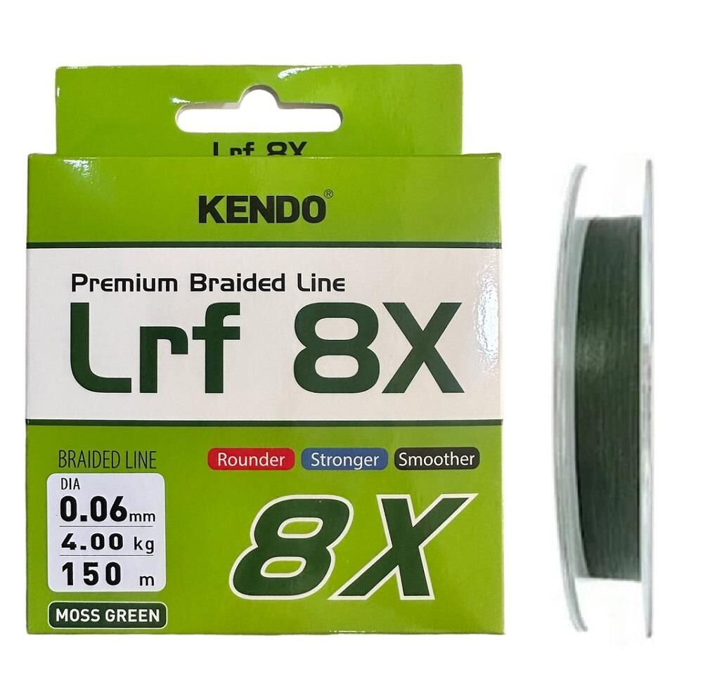 Kendo Lrf 8X Fighting 150 mt 0.06mm Örgü ip Misina (Moss Green)