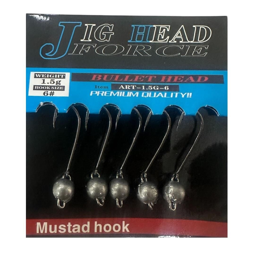 Pandora Force 1.5gr İğne No:6 Hareketli Jig Head Zoka 5 Adet