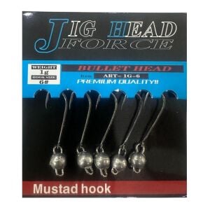 Pandora Force 1gr İğne No:6 Hareketli Jig Head Zoka 5 Adet