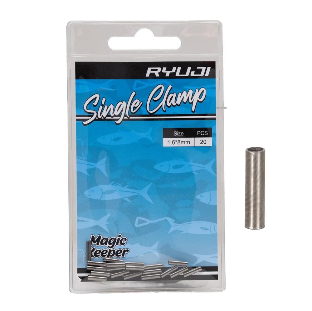 Ryuji Single Clamp Tekli Çelik Tel Burç Pabuç 1.6x8mm 20 Adet