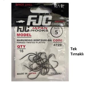 FJC 4729 No:5 Maruseigo Kentsuki Black Nikel Olta İğnesi 16 Adet