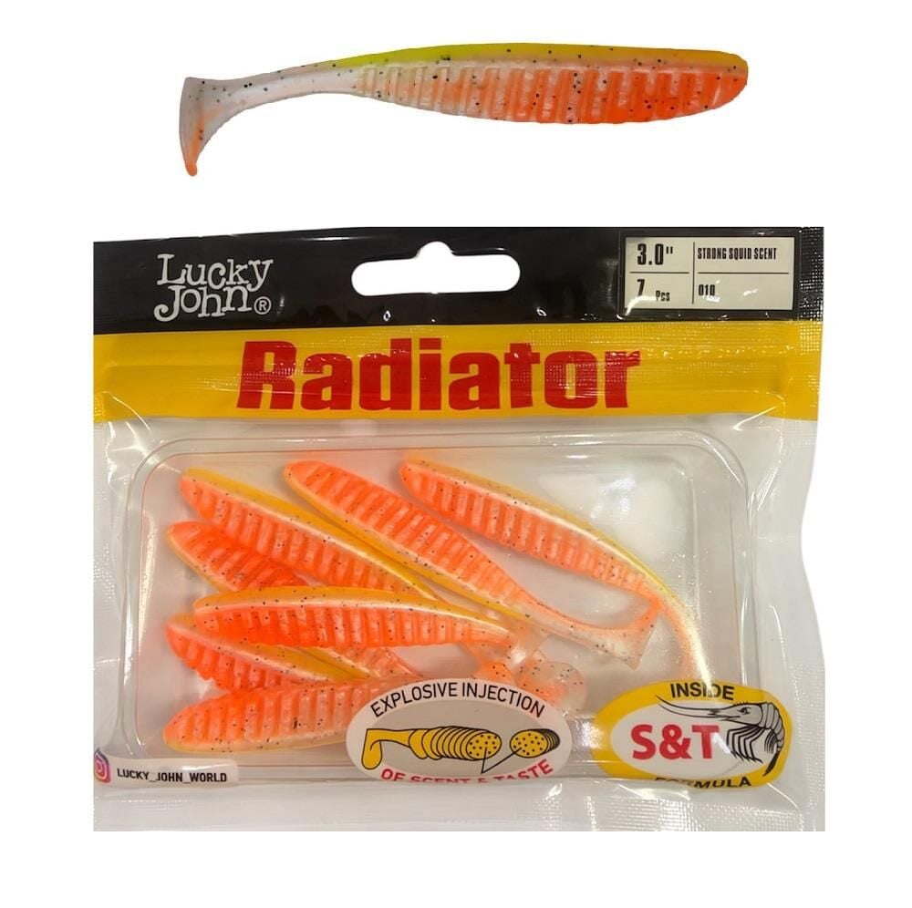 Lucky John Radiator 3 İnch 7.5cm 1.7gr LRF Silikon Yem 7 Adet Renk 010