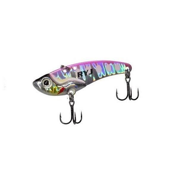 Ryuji Mirror Vib 3.5cm 4gr Vibrasyon Jig Yem Pink Point Glow