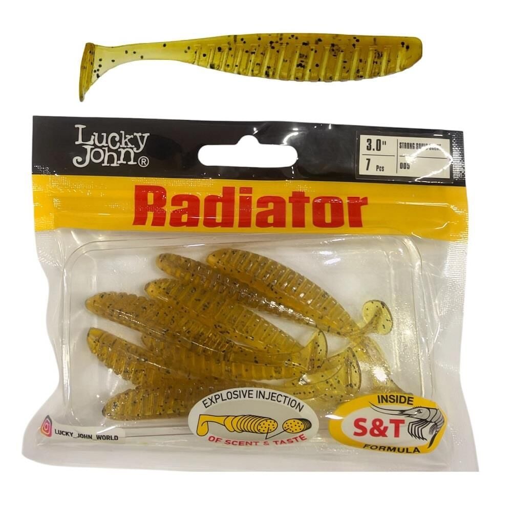 Lucky John Radiator 3 İnch 7.5cm 1.7gr LRF Silikon Yem 7 Adet Renk 005