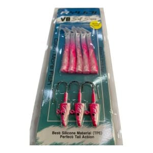 Ryuji V8 8cm 5.5gr Silikon Yem (3+5) Pink UV