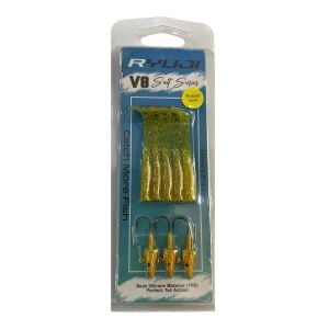 Ryuji V8 8cm 5.5gr Silikon Yem (3+5) Chartreuse