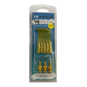 Ryuji V8 8cm 5.5gr Silikon Yem (3+5) Chartreuse