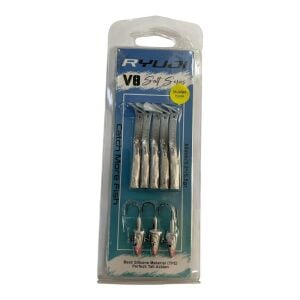 Ryuji V8 8cm 5.5gr Silikon Yem (3+5) Black Back