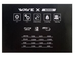 Okuma Wave X-6000 3+1BB Surf Olta Makinesi