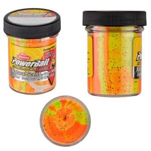 Berkley Powerbait Naturel Scent Garlic Worm Simli Alabalık Hamuru Tequlia Fire