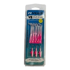 Ryuji V8 10cm 10gr Silikon Yem (3+5) Pink UV