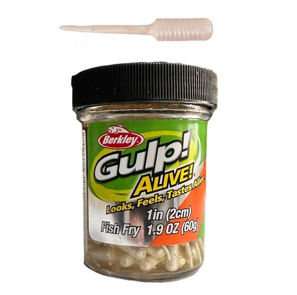 Berkley Gulp Alive Fish Fry 2cm 60gr Sıvılı LRF Silikonu Luma Glow