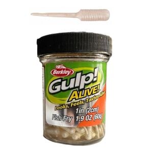 Berkley Gulp Alive Fish Fry 2cm 60gr Sıvılı LRF Silikonu Luma Glow