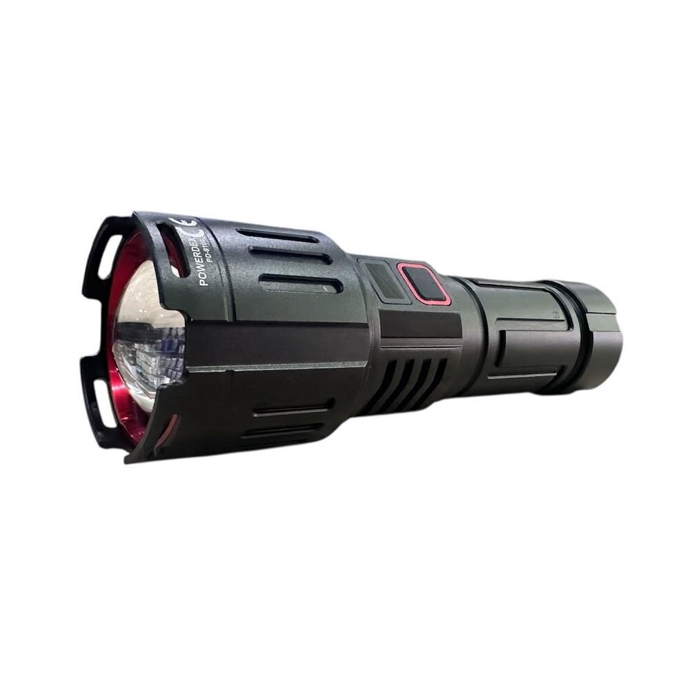 Powerdex PD-9100 Zoomlu Şarjlı Profesyonel Avcı El Feneri 30W 2800 Lümen