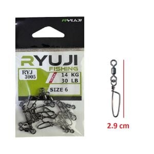 Ryuji RYJ 3005 No:6 Klipsli Fırdöndü (10 Adet)