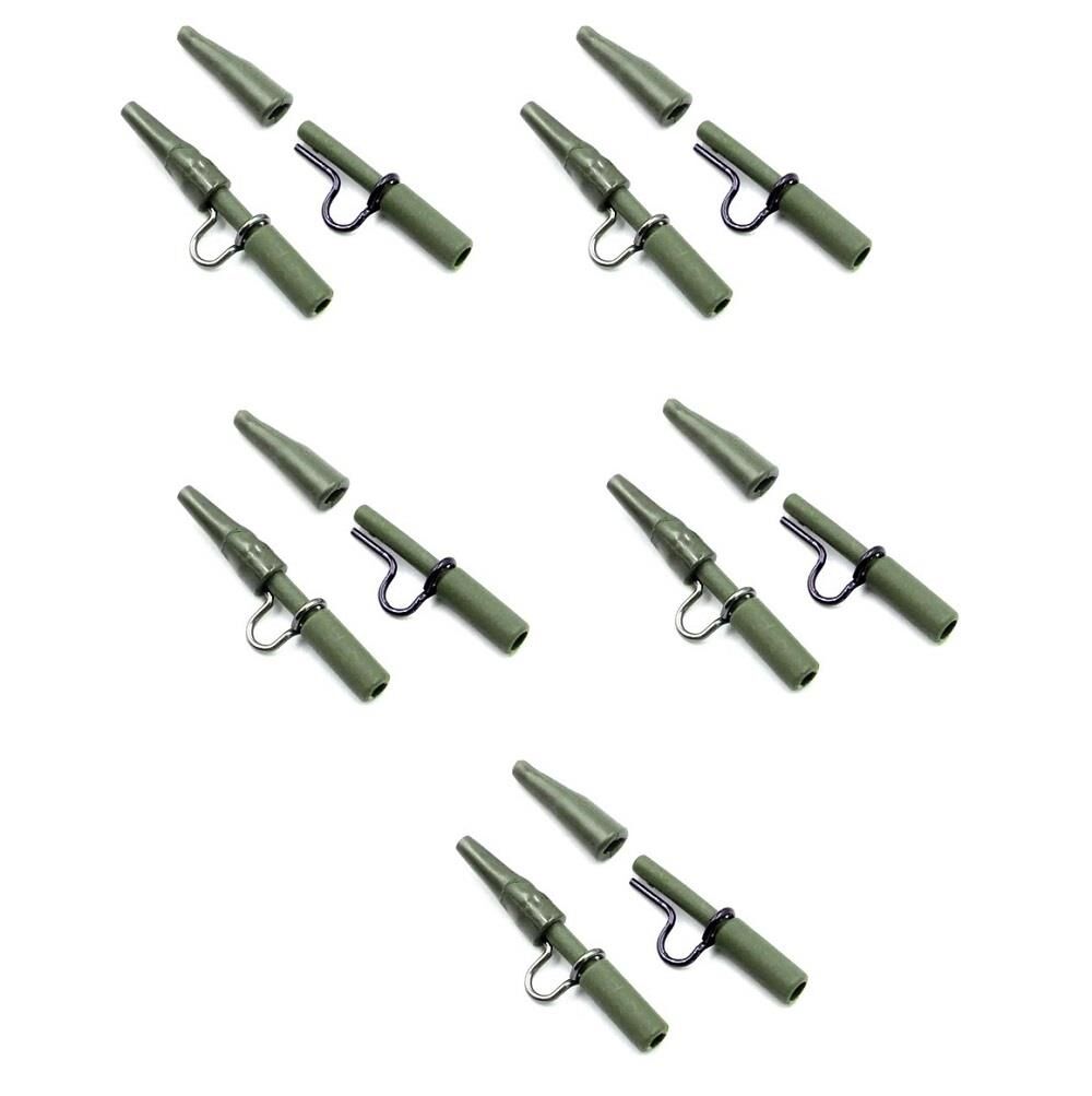 Effe HG397 Sazan Rig Kurşun Aparatı Metal 10 Adet Haki