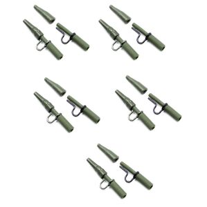 Effe HG397 Sazan Rig Kurşun Aparatı Metal 10 Adet Haki