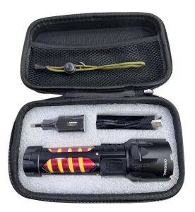 Powerdex PD-8800 Zoomlu Şarjlı Profesyonel Avcı El Feneri 20W 2000 Lümen