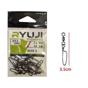 Ryuji RYJ 3005 No:5 Klipsli Fırdöndü (10 Adet)