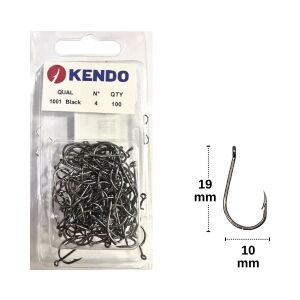 Kendo 1001 Black Nikel Delikli İğne No:4 100 Adet