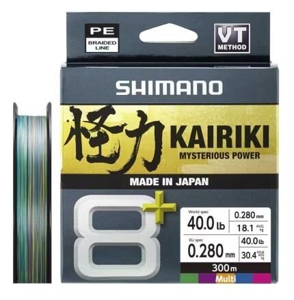 Shimano Kairiki 8+ 300 Mt 0.28mm İp Misina Multi Color
