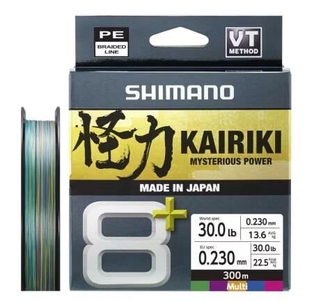 Shimano Kairiki 8+ 300 Mt 0.23mm İp Misina Multi Color
