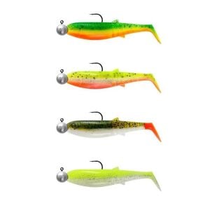 Savage Gear Cannibal Shad 10cm 19gr Dark Water (4 lü Set)