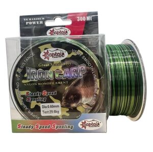 Captain İron Carp 300 mt 0.60mm Camo Monofilament Misina