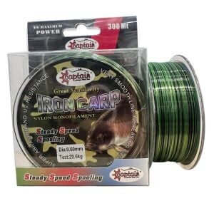 Captain İron Carp 300 mt 0.60mm Camo Monofilament Misina
