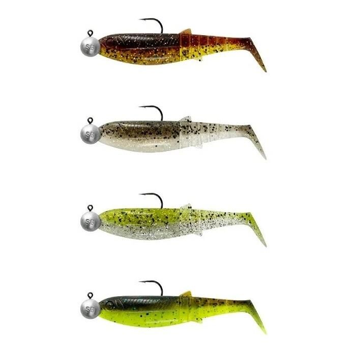 Savage Gear Cannibal Shad 10cm 19gr Clear Water (4 lü Set)