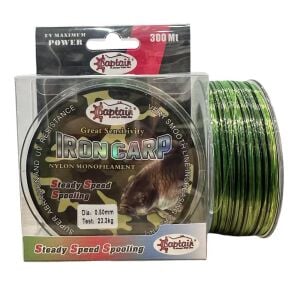 Captain İron Carp 300 mt 0.50mm Camo Monofilament Misina