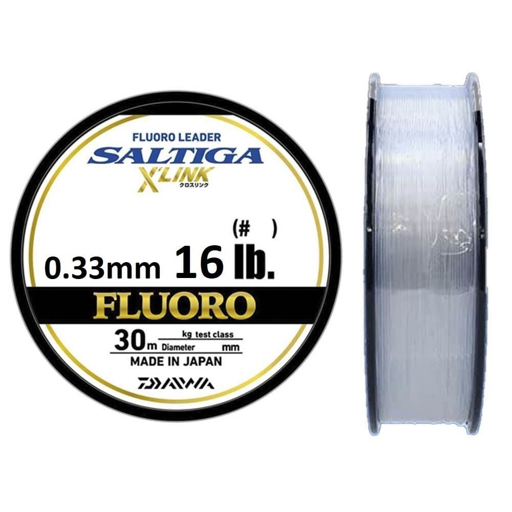 Daiwa Saltiga X Link 16lb 0.33mm 30m Fluorocarbon Misina