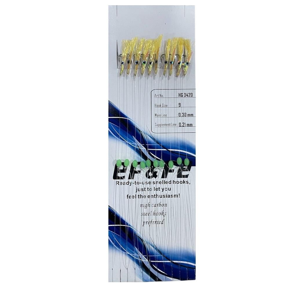 Effe HG3420 Çapari Sabiki 10 lu İğne No:9