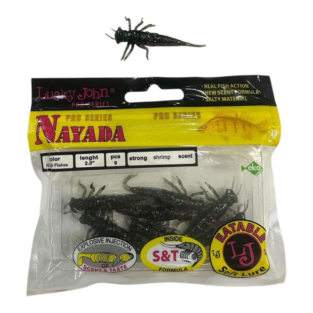 Lucky John Nayada 2.0'' 5cm Silikon Yem Renk: S21 9 Adet