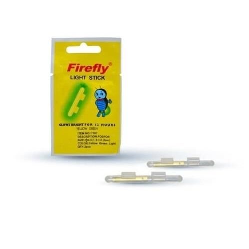 Firefly 7107 4.5mm Light Fosfor Fitilli Kamışa Takılan Çiftli Sarı-Yeşil