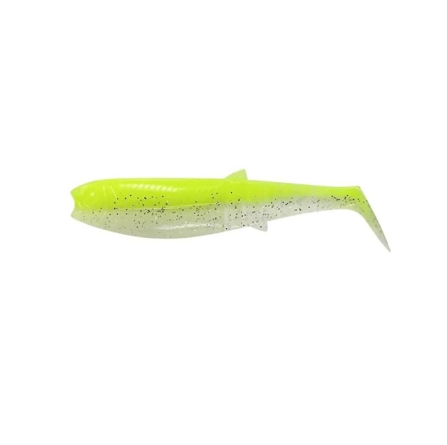Savage Gear Cannibal Shad 10cm 9gr Flou Yellow Glow