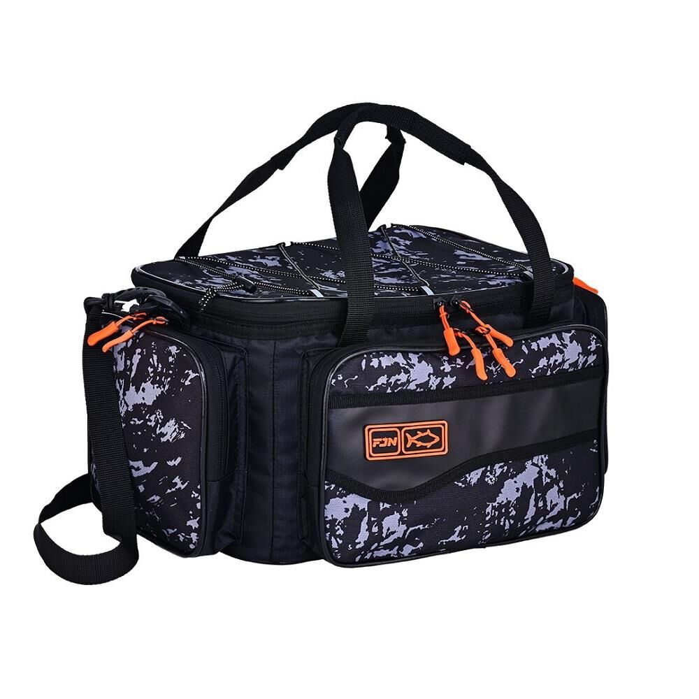 Fujin Yeni Black Camo Helper Bag Balıkçı Çantası 31x20x20cm