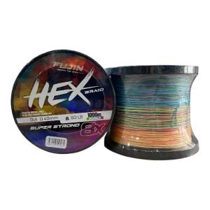 Fujin Hex 8x 1000mt 0.40mm 36.3kg İp Örgü Misina Multi Color