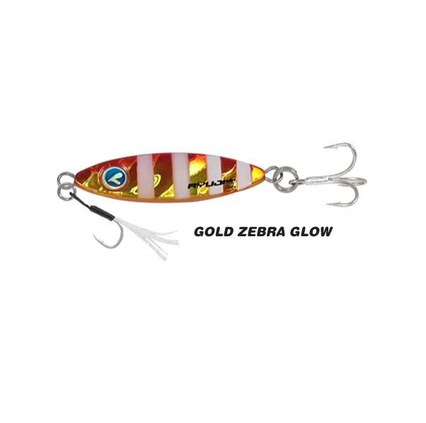 Ryuji Zuby 4.3 cm 15 gr Jig Yem Gold Zebra Glow
