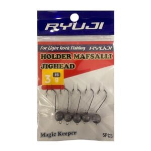 Ryuji Holder 6 No İğne 3gr Mafsallı Jig Head Zoka 5 Adet