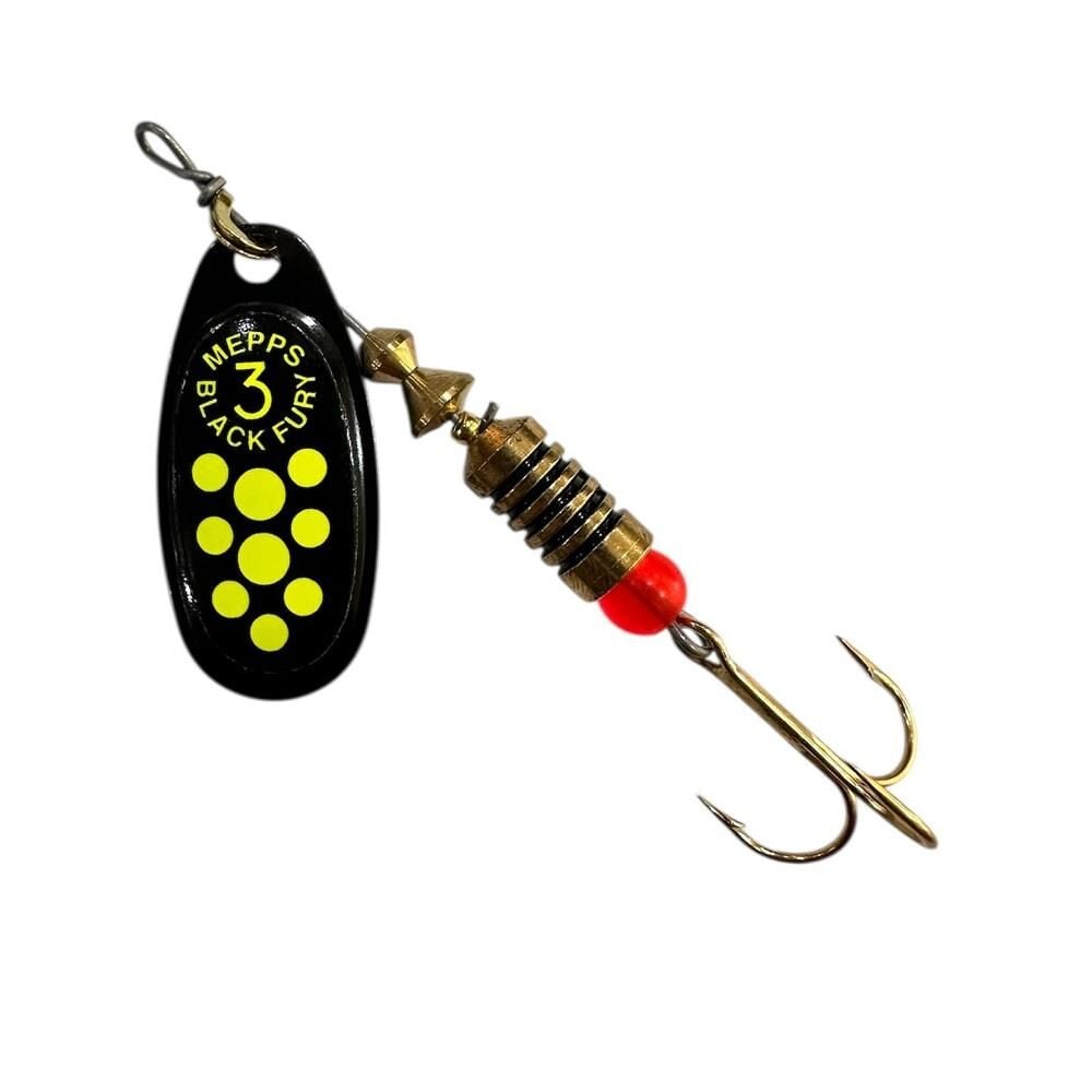 Mepps Black Fury No:3 7gr Döner Kaşık C. Siyah Yeşil