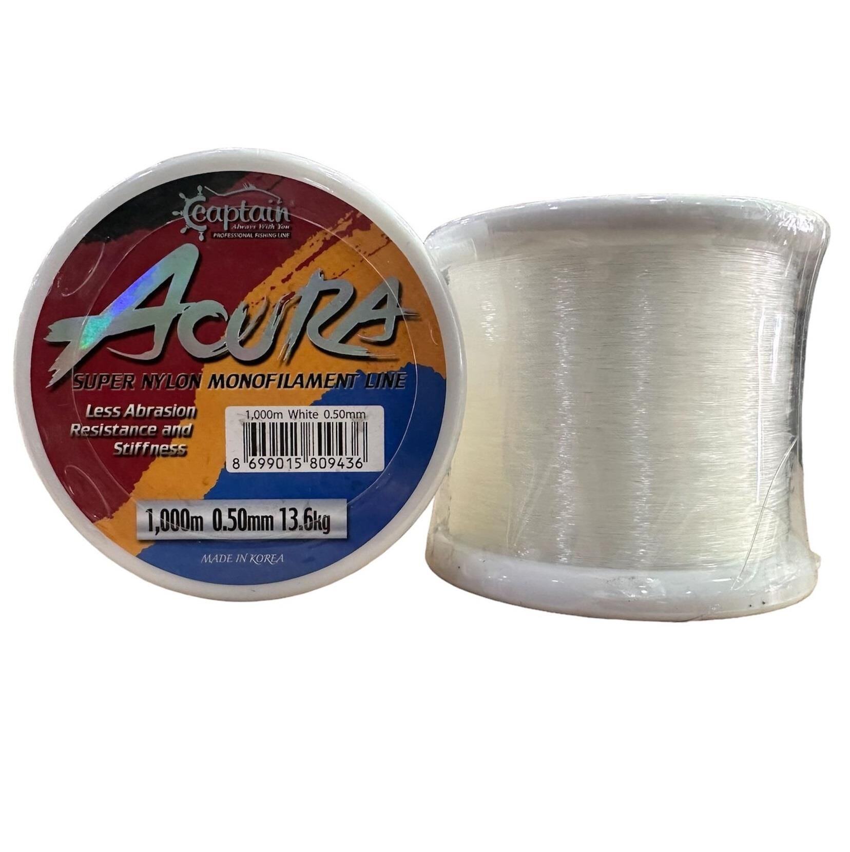 Captain Acura 0.50mm 1000 Metre Monofilament Bobin Misina