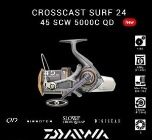 Daiwa Crosscast S24 45 SCW 5000 C QD Surf Olta Makinesi