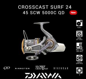 Daiwa Crosscast S24 45 SCW 5000 C QD Surf Olta Makinesi