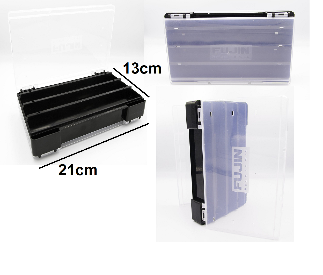 Fujin Tackle Box 21cm Çift Taraflı Maket Balık Kutusu FTB210DS