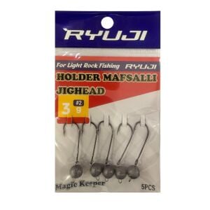Ryuji Holder 2 No İğne 3gr Mafsallı Jig Head Zoka 5 Adet