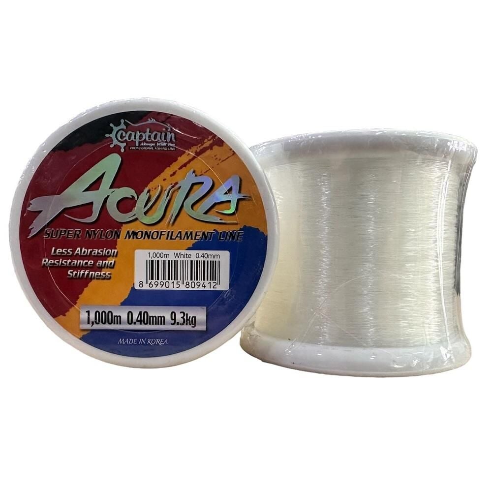 Captain Acura 0.40mm 1000 Metre Monofilament Bobin Misina