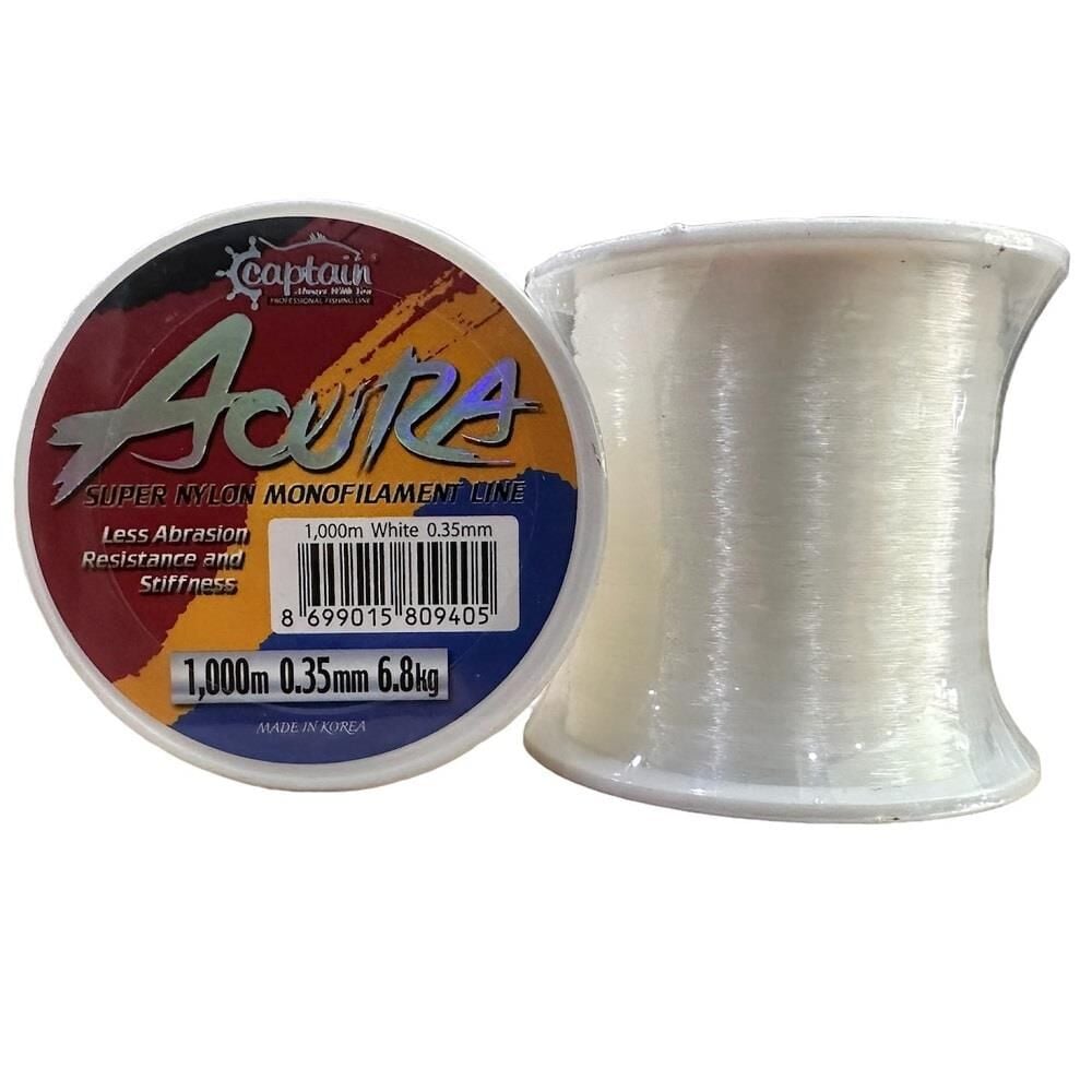 Captain Acura 0.35mm 1000 Metre Monofilament Bobin Misina