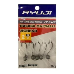 Ryuji Holder 4 No İğne 2gr Mafsallı Jig Head Zoka 5 Adet